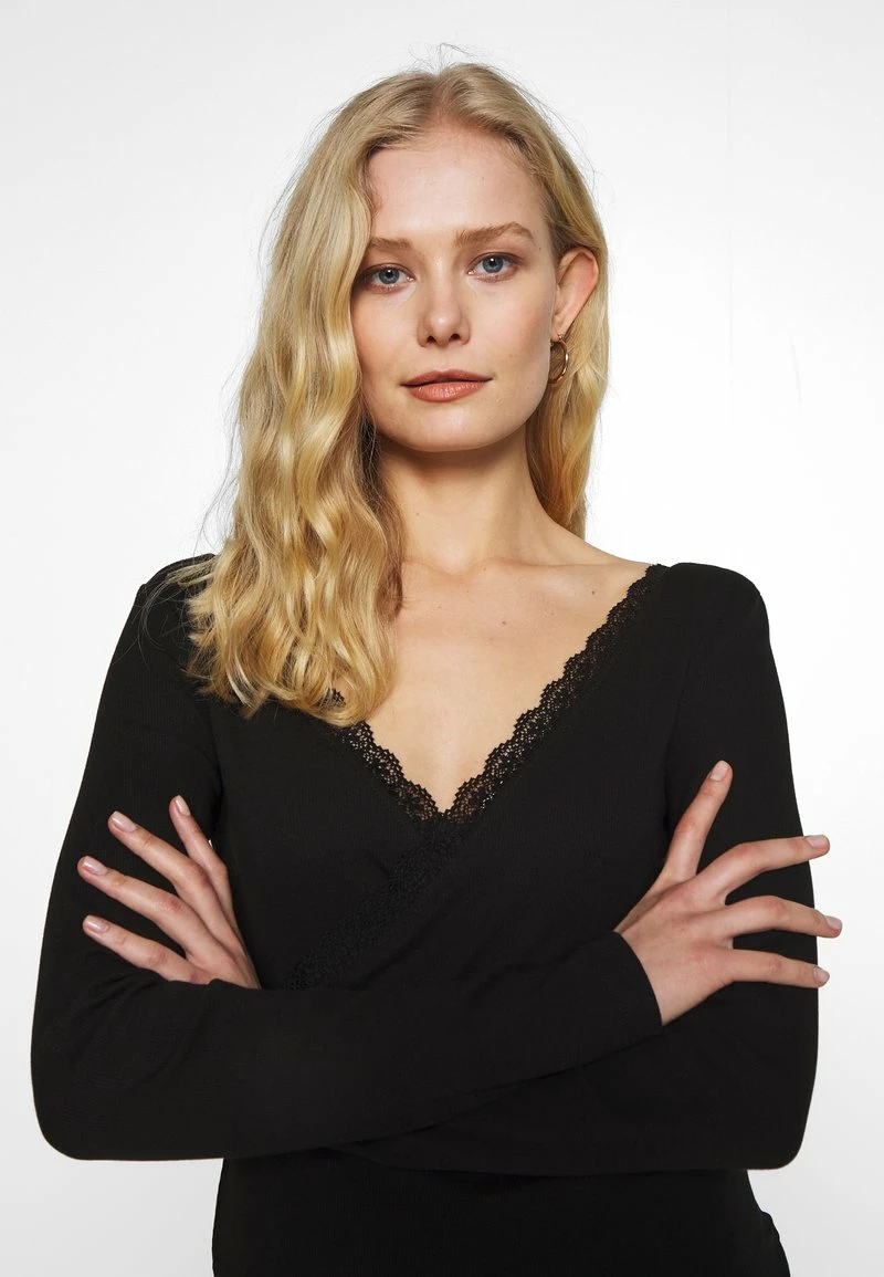 Anna Field Camiseta De Manga Larga - Black, Mujer 7 Anna Field Camiseta De Manga Larga - Black, Mujer - Imagen 5