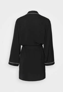 Anna Field AMANDA SATIN DRESSING GOWN - Albornoz - Black, Mujer -ANNA FIELD Ventas 02d6ba585165492c8f07ab44f0a3d177