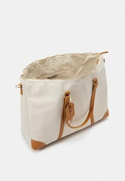 Anna Field Bolsa De Fin De Semana - Off-white/cognac, Mujer -ANNA FIELD Ventas 034ec6dbebcf4334a22b81051642ca8b
