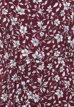 Anna Field Vestido Camisero - Bordeaux/white, Mujer -ANNA FIELD Ventas 03dbaa246a0d413787d8d45d095caa6a