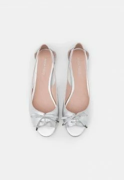 Anna Field LEATHER - Bailarinas Peeptoe - Silver, Mujer -ANNA FIELD Ventas 05437c98b4a541ac9b511feb93b0f09e