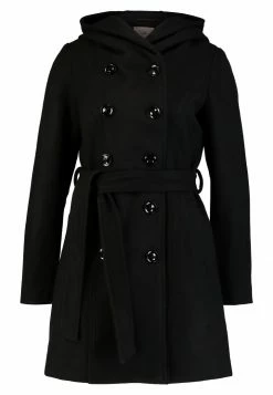 Anna Field DOUBLE BREASTED COAT WITH HOOD - Abrigo Clásico - Black, Mujer -ANNA FIELD Ventas 06044d4d88f243f1bb0d163d11355b0c