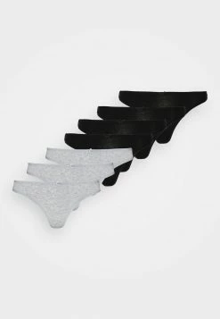 Anna Field GEORGINA 7PP THONG COTTON - Tanga - Black/grey, Mujer 12 Anna Field GEORGINA 7PP THONG COTTON - Tanga - Black/grey, Mujer -ANNA FIELD Ventas 068371459ed841fe8798526863dbf5cb