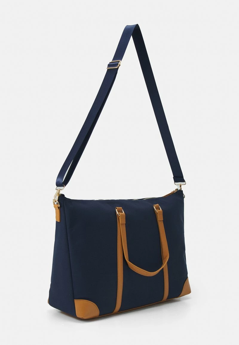 Anna Field Bolsa De Fin De Semana - Blue/cognac, Mujer 4 Anna Field Bolsa De Fin De Semana - Blue/cognac, Mujer - Imagen 2