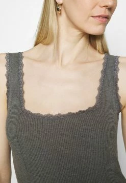 Anna Field Top - Mottled Dark Grey, Mujer -ANNA FIELD Ventas 093194c446504173acaead48343ddac5