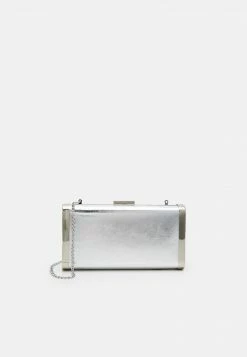 Anna Field Clutch - Silver-coloured, Mujer