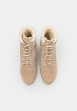 Anna Field LEATHER WINTER BOOT - Botines De Cuña - Camel, Mujer -ANNA FIELD Ventas 0af6485182ed431d8e185570276ed057