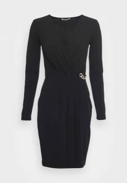 Anna Field LONG SLEEVES RING BUCKLE DRESS - Vestido De Tubo - Black, Mujer -ANNA FIELD Ventas 0c266eae7d7f4f2cac1d52f507dca6f6