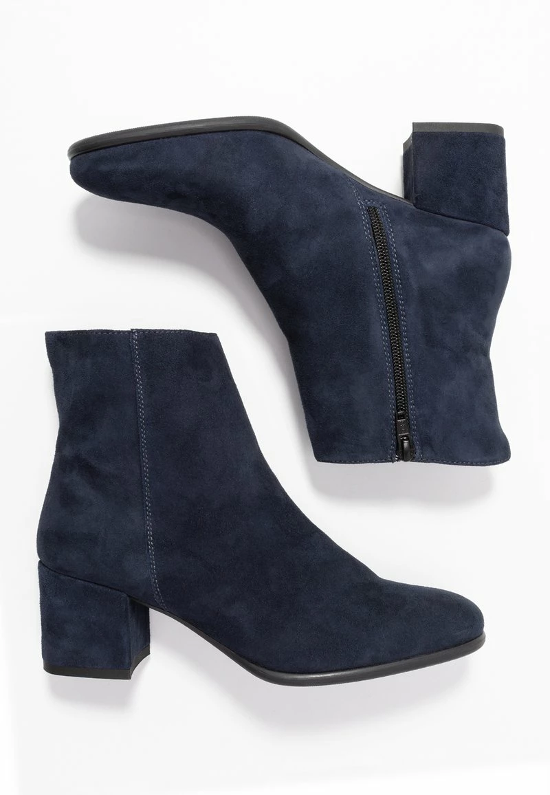 Anna Field LEATHER BOOTIES - Botines - Dark Blue, Mujer 6 Anna Field LEATHER BOOTIES - Botines - Dark Blue, Mujer - Imagen 4