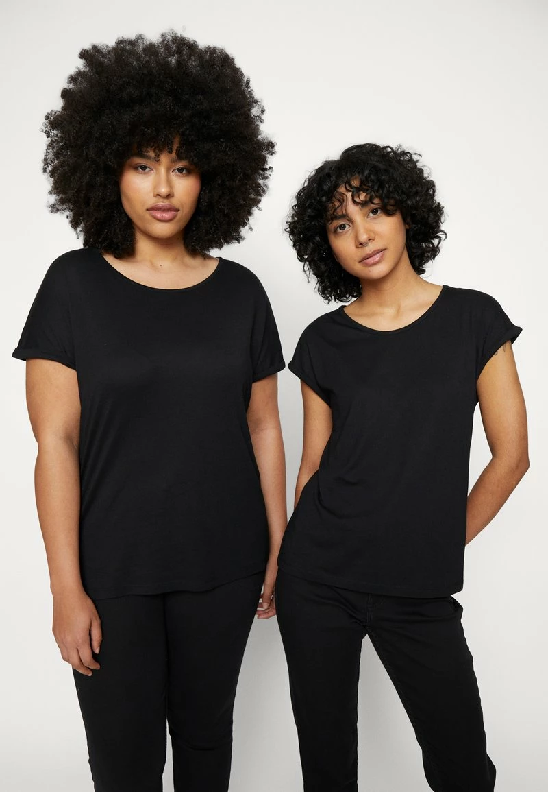 Anna Field 3 PACK - Camiseta Estampada - Light Blue/white/black, Mujer 3 Anna Field 3 PACK - Camiseta Estampada - Light Blue/white/black, Mujer