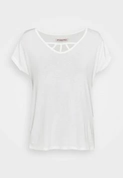 Anna Field Camiseta Básica - White, Mujer