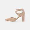 Anna Field LEATHER - Zapatos Altos - Beige, Mujer