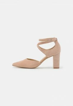 Anna Field LEATHER - Zapatos Altos - Beige, Mujer