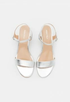 Anna Field LEATHER - Sandalias - Silver, Mujer -ANNA FIELD Ventas 0fb72c9439c74ebb9e1610b75faea9b9