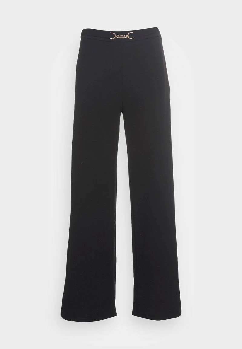 Anna Field WIDE LEG PANTS WITH DETAIL - Pantalones - Black, Mujer 6 Anna Field WIDE LEG PANTS WITH DETAIL - Pantalones - Black, Mujer - Imagen 4