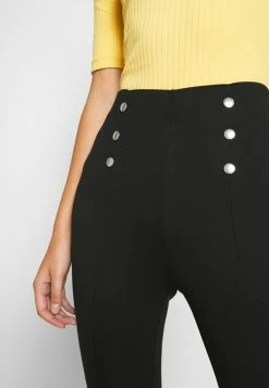 Anna Field Punto Leggings With Button Detail - Leggings - Black, Mujer -ANNA FIELD Ventas 1082ddd4170244f5a2ff0b9705882777