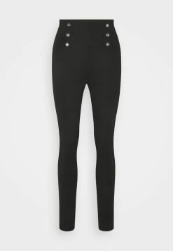 Anna Field Punto Leggings With Button Detail - Leggings - Black, Mujer -ANNA FIELD Ventas 128131271e9646dc855d17ee160ec4ec