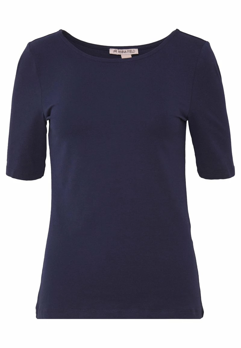 Anna Field Camiseta Básica - Maritime Blue, Mujer 6 Anna Field Camiseta Básica - Maritime Blue, Mujer - Imagen 4