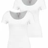 Anna Field 2 PACK - Camiseta Básica - White, Mujer -ANNA FIELD Ventas 13d568df97994f01b1c66f061646615c