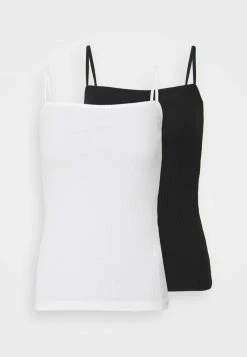 Anna Field 2 PACK - Top - Black/white, Mujer
