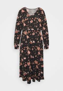Anna Field Vestido Informal - Black/pink/orange, Mujer -ANNA FIELD Ventas 14cc5b031f6c45558eed59439883c1a8
