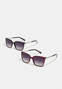 Anna Field 2 PACK - Gafas De Sol - Black/red, Mujer
