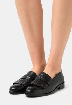 Anna Field LEATHER - Mocasines - Black, Mujer