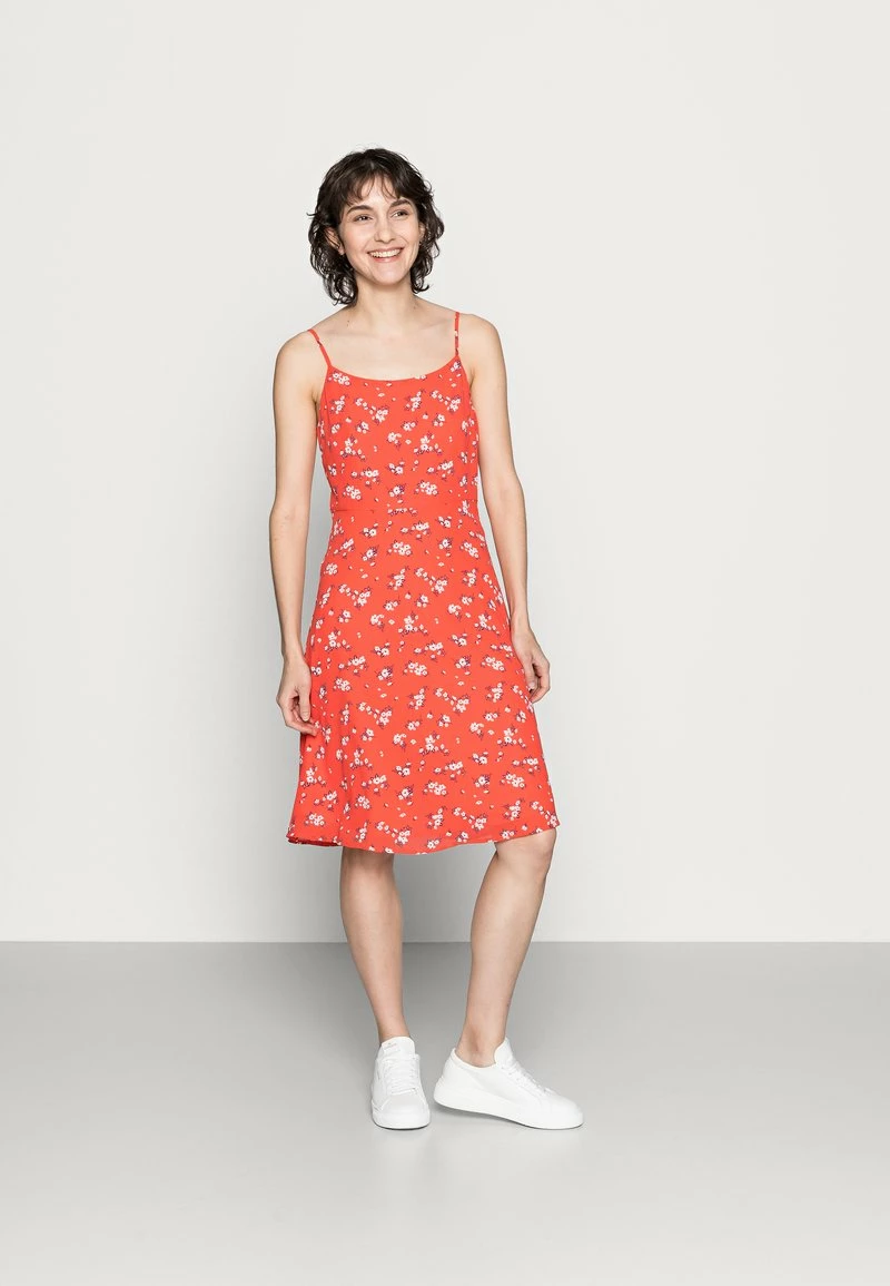 Anna Field STRAPPA FIT AND FLARE - Vestido Informal - Red/white, Mujer 3 Anna Field STRAPPA FIT AND FLARE - Vestido Informal - Red/white, Mujer