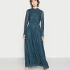 Anna Field MAXI HIGH NECK DRESS - Vestido Largo - Black/dark Blue, Mujer -ANNA FIELD Ventas 16afb443f52845d0a108fc4a9c923883