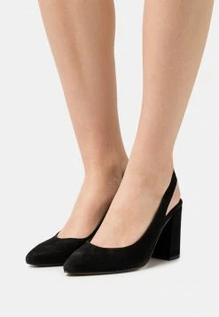 Anna Field LEATHER - Tacones - Black, Mujer