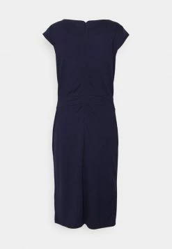 Anna Field CAP SLEEVES STRAIGHT V NECK DETAILING MINI DRESS - Vestido De Tubo - Dark Blue, Mujer -ANNA FIELD Ventas 1b26ccb4754e4bd48cca228d7a451922