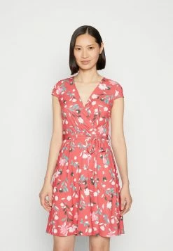 Anna Field Vestido Ligero - Red/multi-coloured, Mujer