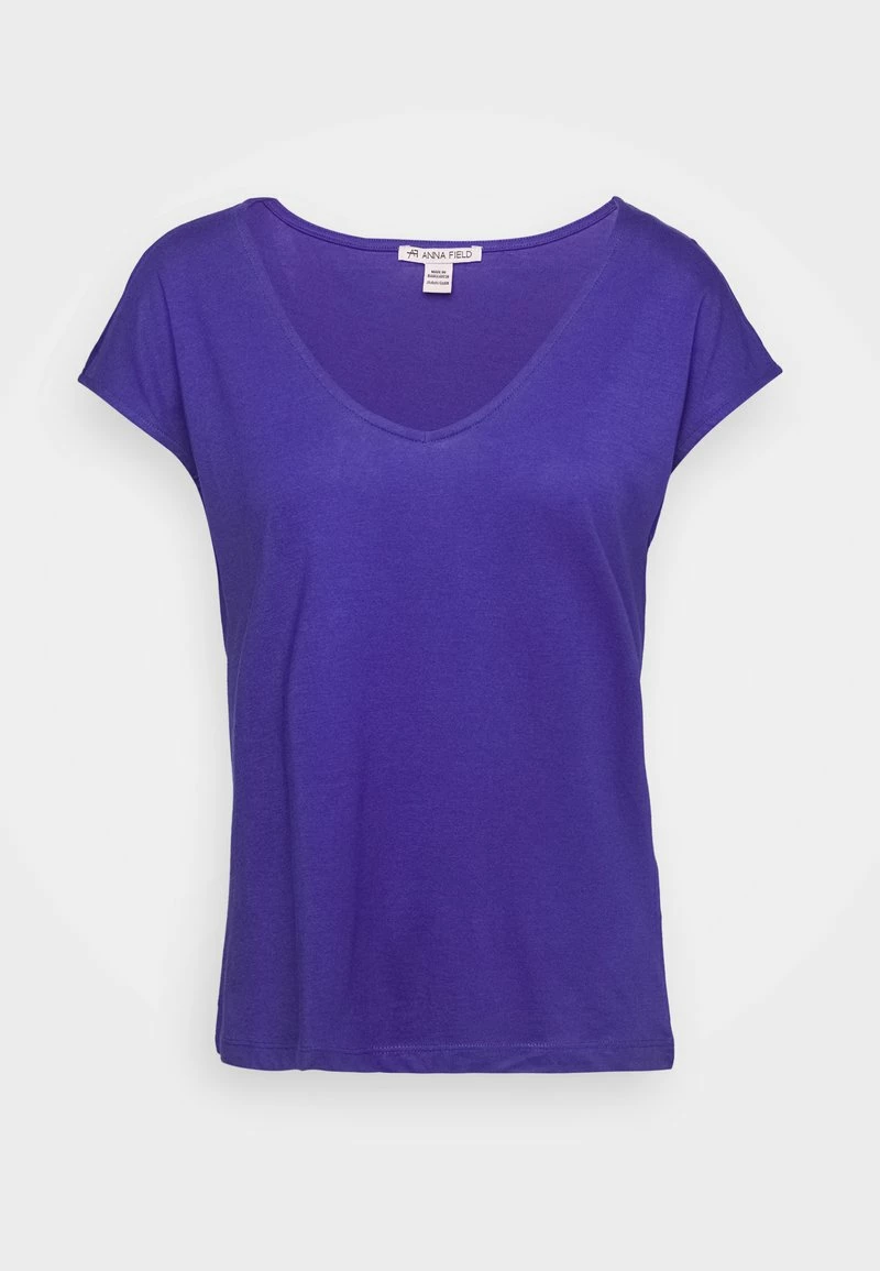 Anna Field Camiseta Básica - Clematis Blue, Mujer 7 Anna Field Camiseta Básica - Clematis Blue, Mujer - Imagen 5