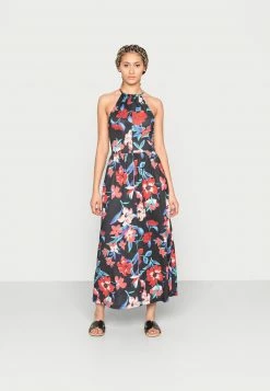 Anna Field Vestido Largo - Black/red, Mujer