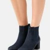 Anna Field LEATHER - Botines - Dark Blue, Mujer -ANNA FIELD Ventas 1eca57546535474f8c090d617e11cdb1