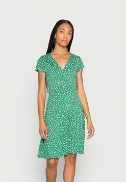 Anna Field Vestido Ligero - Green/white, Mujer