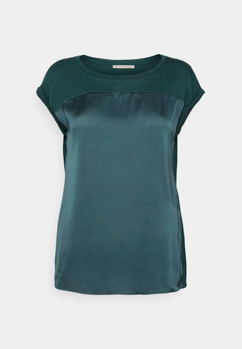 Anna Field Camiseta Básica - Dark Green, Mujer 3 Anna Field Camiseta Básica - Dark Green, Mujer