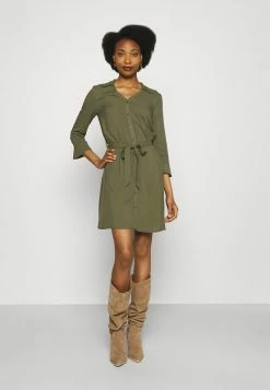 Anna Field Vestido Camisero - Olive, Mujer