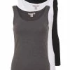 Anna Field BASIC TANK 3er Pack - Top - Black White Mottl, Mujer -ANNA FIELD Ventas 215630581a8c42d9b7cda84dff44c0bf