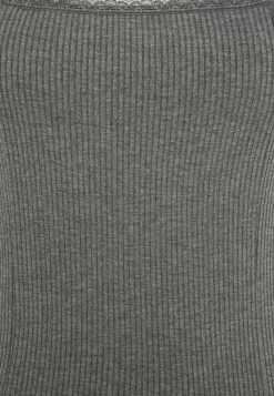 Anna Field Top - Mottled Dark Grey, Mujer -ANNA FIELD Ventas 21c86beb534d451f9119effc23315457