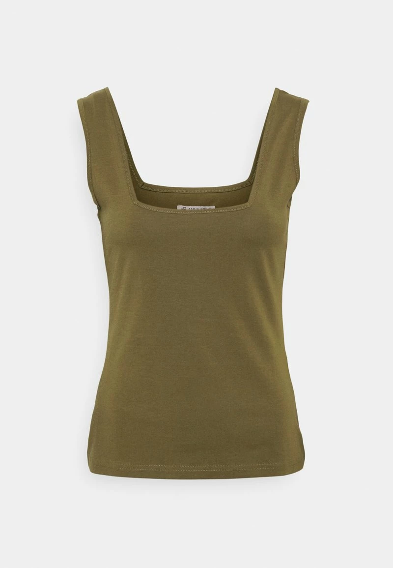 Anna Field Top - Khaki, Mujer 6 Anna Field Top - Khaki, Mujer - Imagen 4