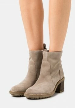 Anna Field LEATHER - Botines - Taupe, Mujer
