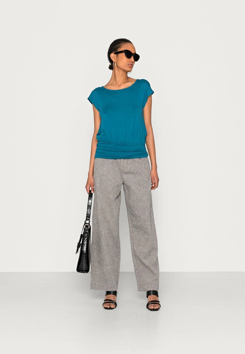 Anna Field Camiseta Básica - Blue, Mujer 4 Anna Field Camiseta Básica - Blue, Mujer - Imagen 2