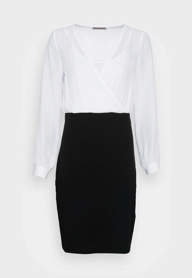 Anna Field Vestido De Tubo - Black/white, Mujer 6 Anna Field Vestido De Tubo - Black/white, Mujer - Imagen 4