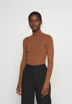 Anna Field TURTLE NECK - Jersey De Punto - Brown, Mujer