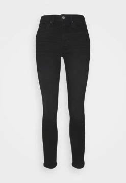 Anna Field Vaqueros Pitillo - Black Denim, Mujer
