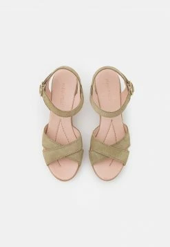 Anna Field LEATHER - Sandalias De Tacón - Khaki, Mujer -ANNA FIELD Ventas 260ecc5a14dc4880ba3b9d5807080bf3