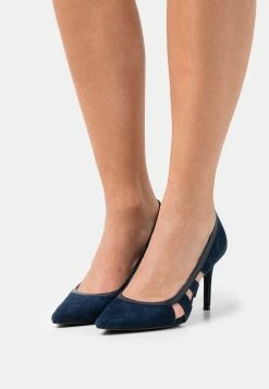 Anna Field LEATHER - Tacones - Dark Blue, Mujer