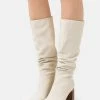 Anna Field LEATHER - Botas De Tacón - White, Mujer -ANNA FIELD Ventas 271437acd4ce43a8afeb8a0e5799204f