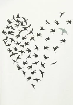 Anna Field MANDALA BIRD HEART TEE - Camiseta Estampada - White, Mujer -ANNA FIELD Ventas 2cde65d9c41945c28a8835969c262884